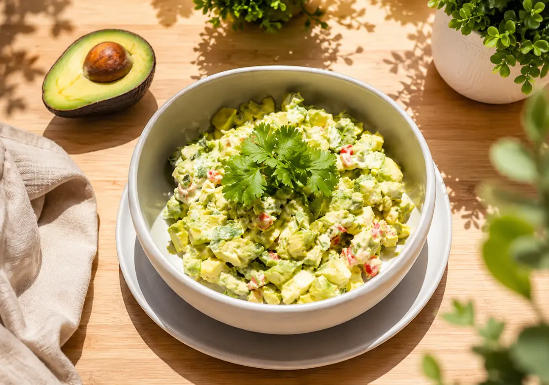 tost me avgosalata kai avocado